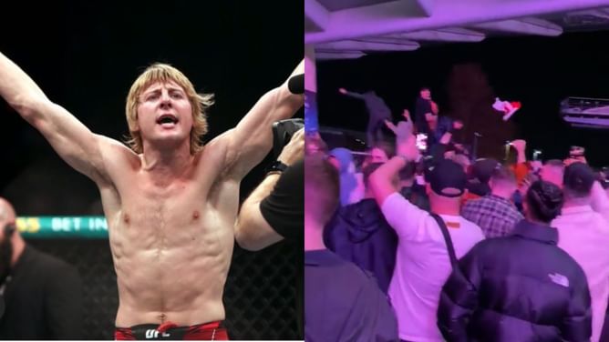 "F***ing sick" - Paddy Pimblett shares exhilarating video of fans chanting "O, Paddy the Baddy" in anticipation of UFC London