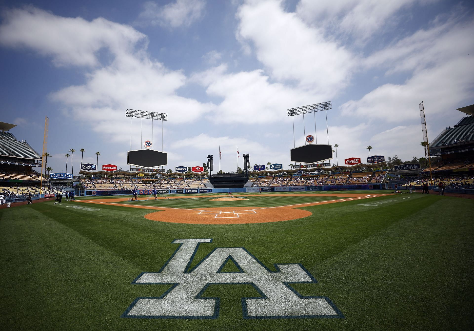 Dodger Stadium, home of the Los Angeles Dodgers