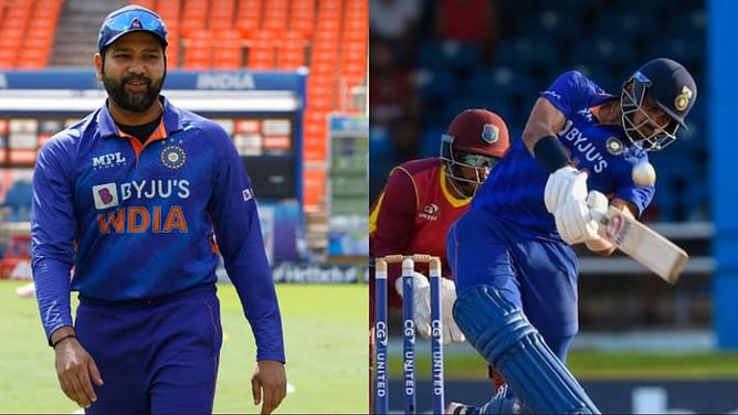 Rohit Sharma and Axar Patel have brief conversation in Gujarati on Twitter after India's win in 2nd IND vs WI 2022 ODI