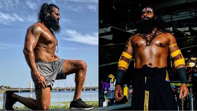 "अरे हम तो ठहरे देसी, कसरत कभी भी और कहीं पर भी कर लेते हैं" - भारतीय WWE Superstar Veer Mahaan ने अपनी शानदार फिजिक का बताया राज