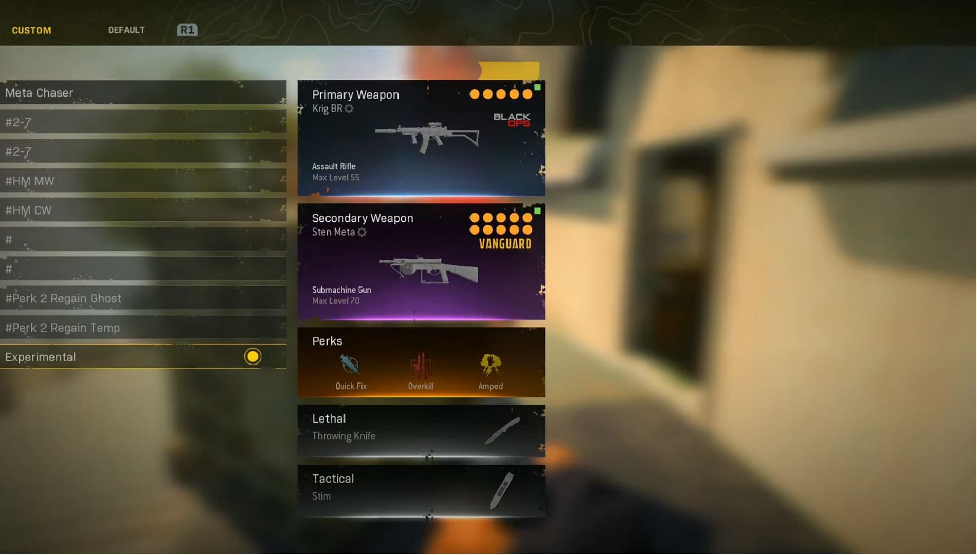 Krig 6 loadout for Call of Duty Warzone (Image via YouTube/JGOD)