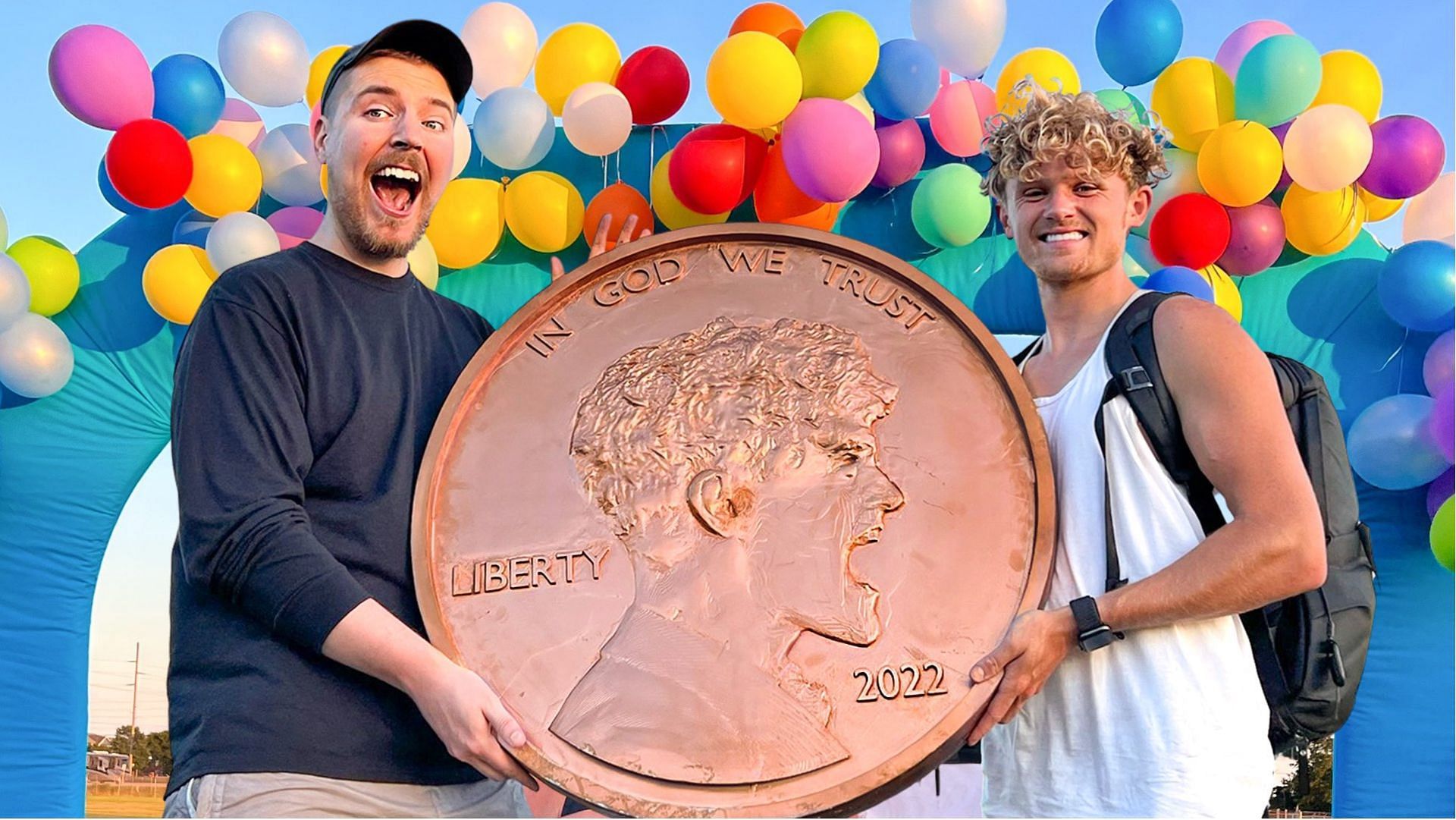 Fans react as Ryan Trahan successfully delivers a penny to MrBeast (Image via- Ryan Trahan/Twitter)