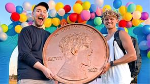 "The best 30 days"- Fans react as Ryan Trahan successfully delivers a penny to MrBeast