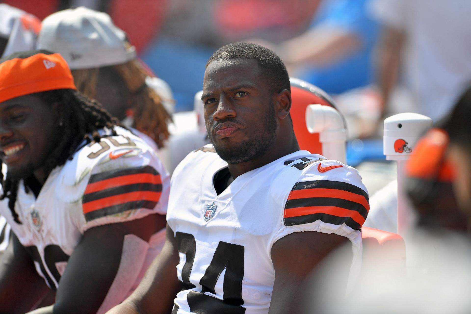 The Cleveland Browns running back squatted 600 pounds in the gym [File Photo]