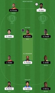 IND vs WI Dream11 Fantasy Tip #2