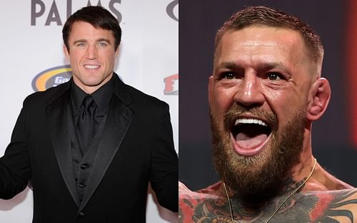 Chael Sonnen (left); Conor McGregor (right)