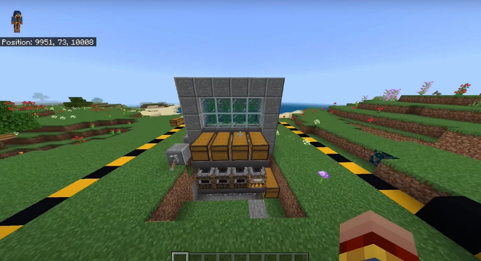 This particular XP farm is cheap and effective (Image via by James/Youtube)