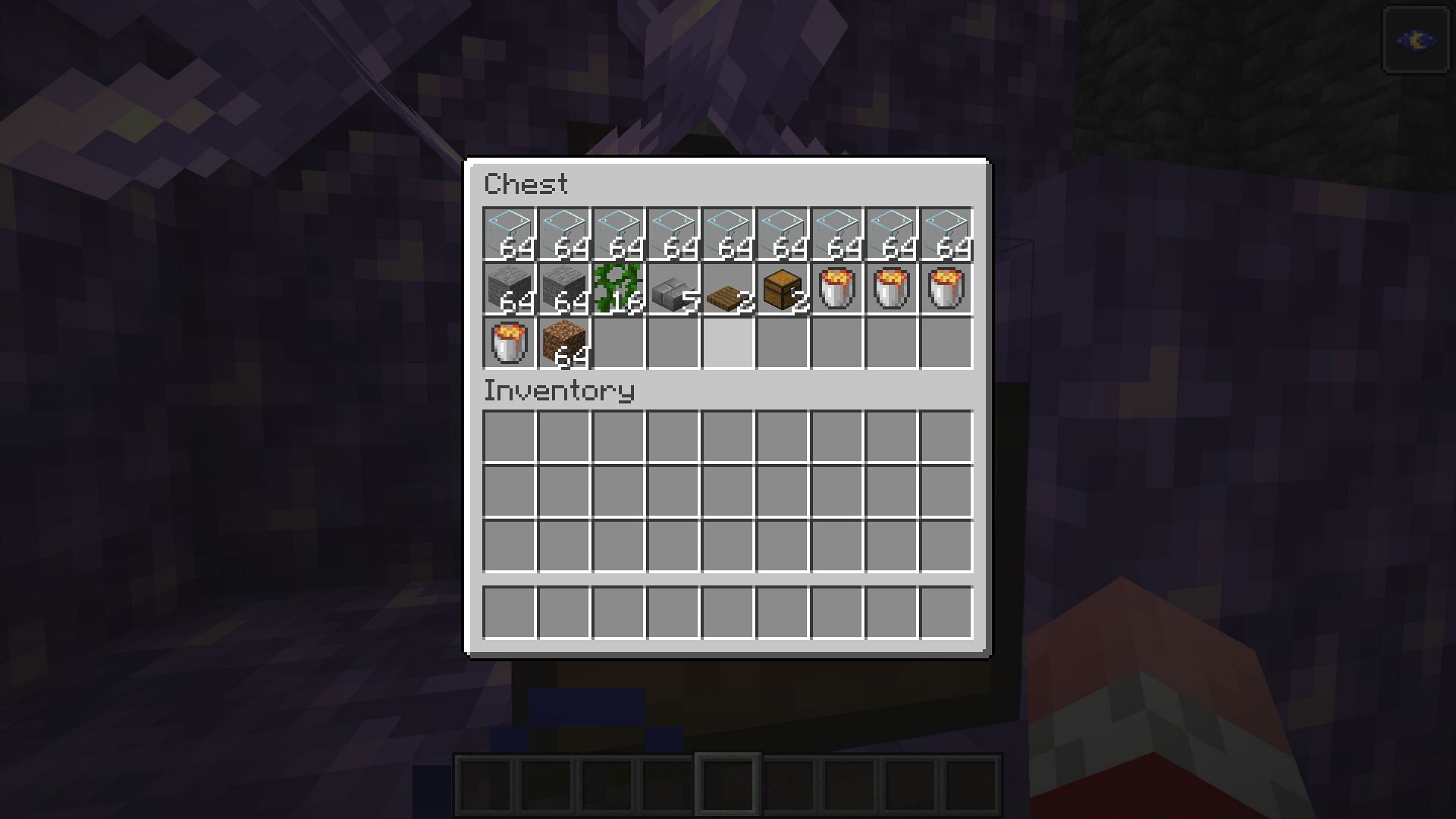 Items needed to build the farm (Image via Minecraft 1.19 update)