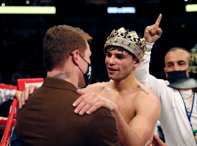 "The media is trying to pin us against each other" - Ryan Garcia says he has no bad blood with Canelo Alvarez-