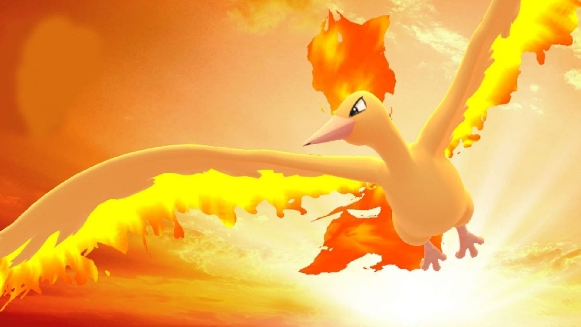 Official imagery announcing Moltres&#039; arrival in Pokemon GO (Image via Niantic)