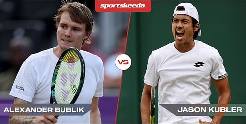 Alexander Bublik will take on Jason Kubler in the semifinals of the Hall of Fame Open