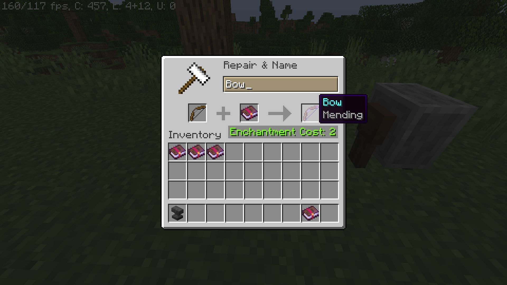 Mending is incompatible with infinity enchantment (Image via Minecraft 1.19 update)