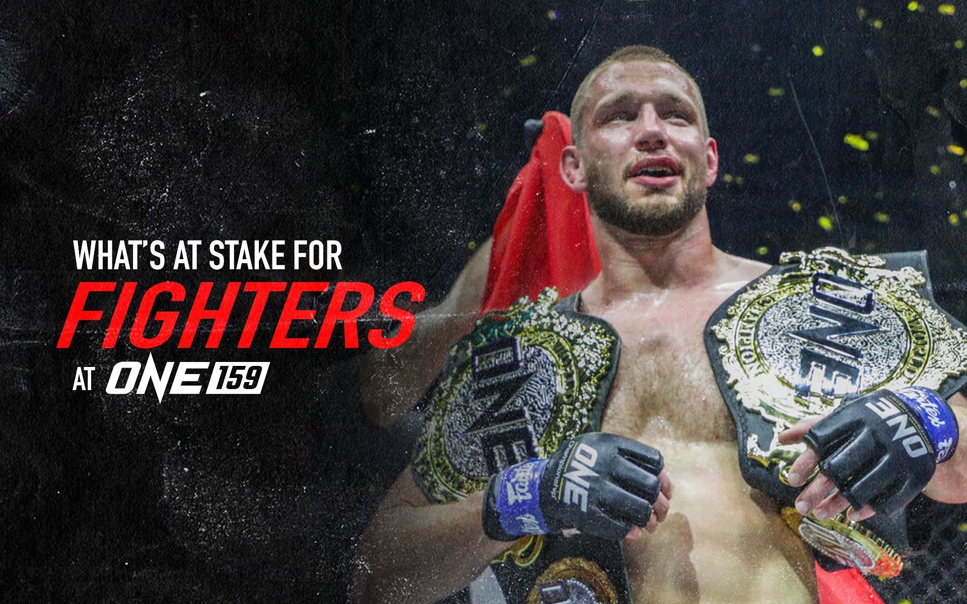 Reinier de Ridder is just one of many fighters who will gain the most at ONE 159. [Photo ONE Championship]