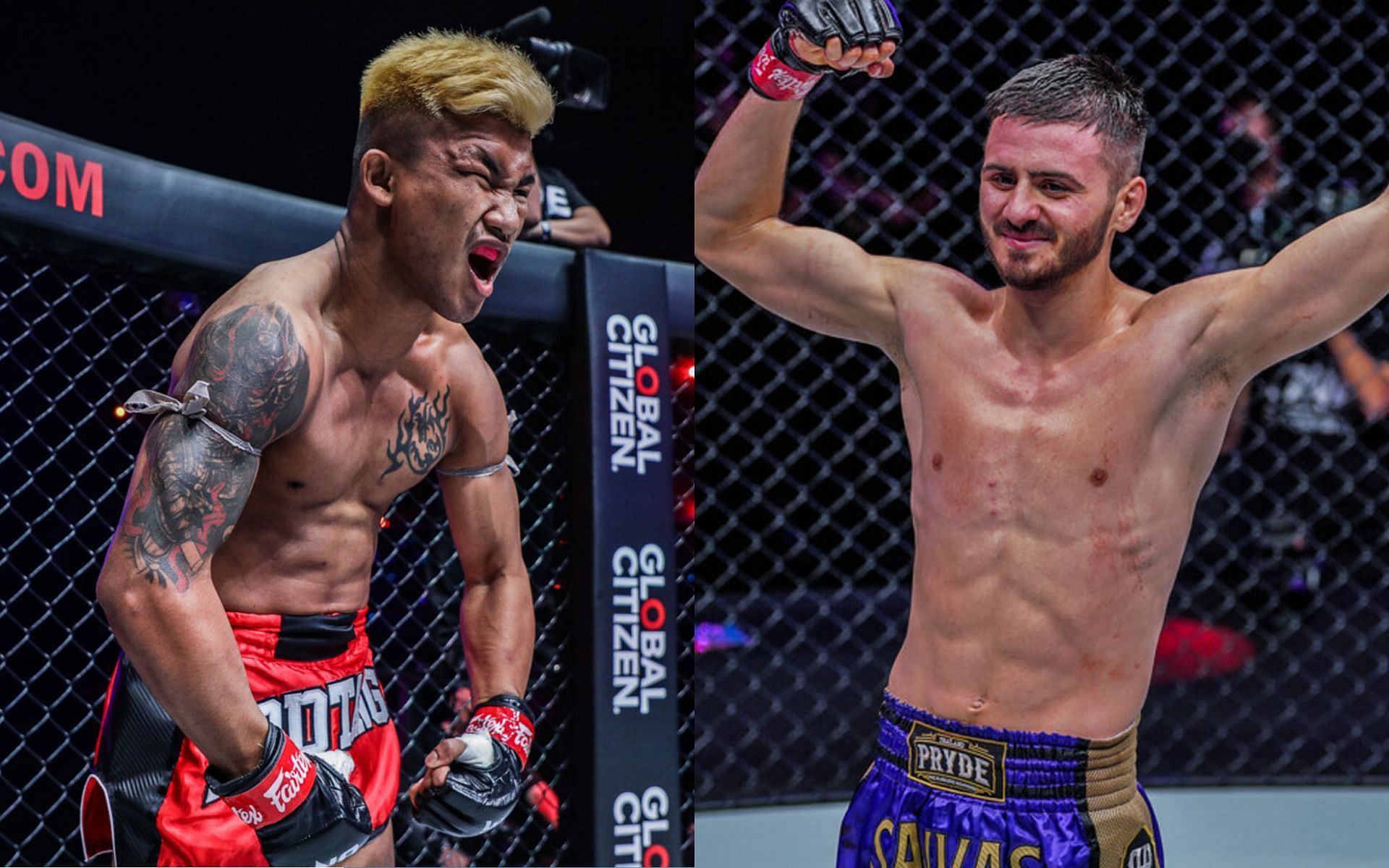 Rodtang Jitmuangnon (left) will fight Savvas Michael (right) at ONE 161 [Photos: ONE Championship]