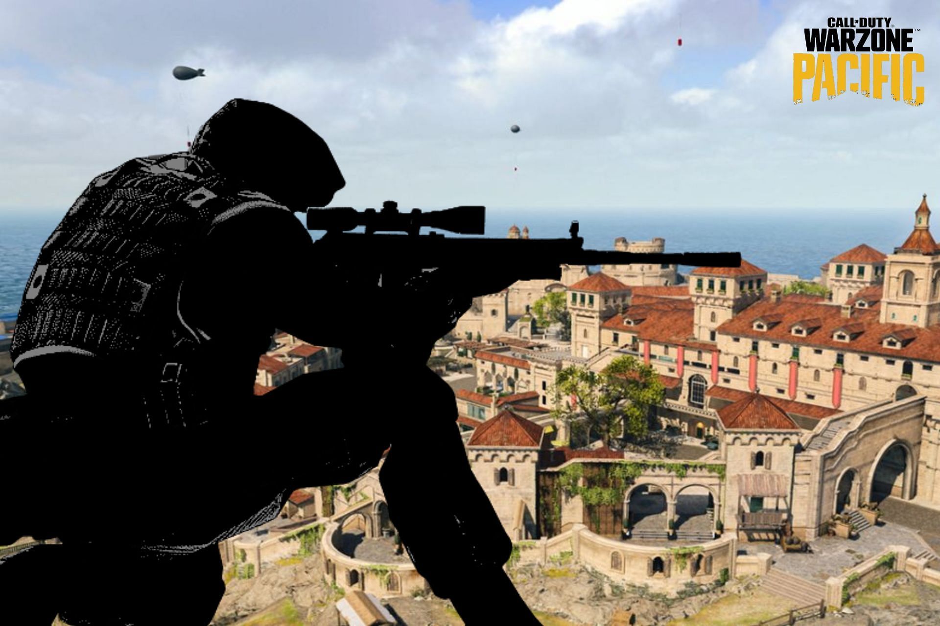 Call of Duty Warzone long-range sniping (Image via Sportskeeda)