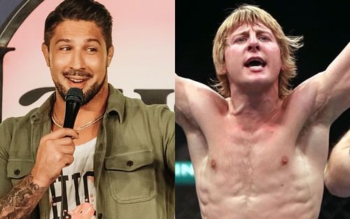 Brendan Schaub (L) and Paddy Pimblett (R) (via @brendanschaub and @theufcbaddy)