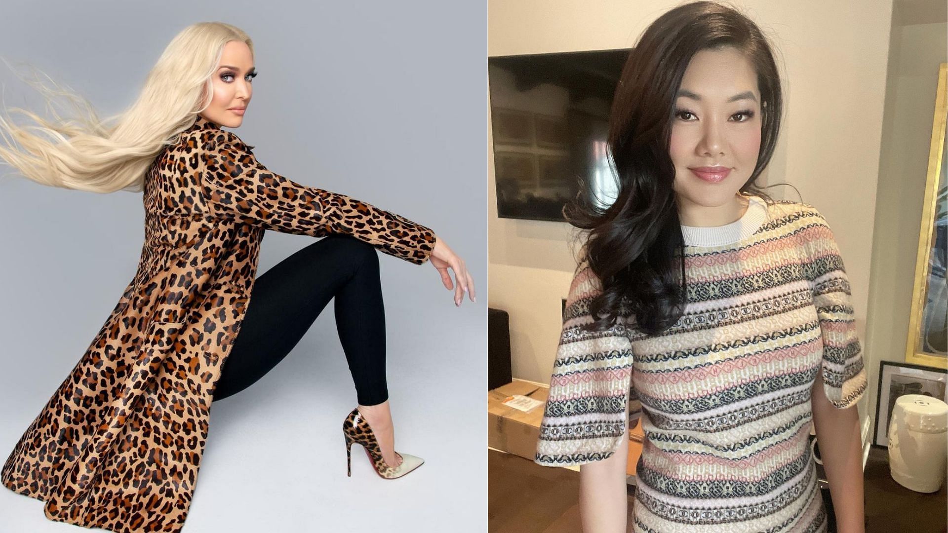 Erika Jayne addresses her &ldquo;laxative&rdquo; comment on Crystal Kung Minkoff&rsquo;s ED (Image via @theprettymess and @crystalkungminkoff/Instagarm)