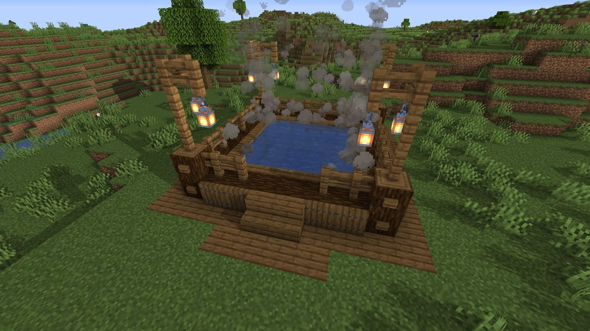 4 best hot tub designs for Minecraft 1.19 update