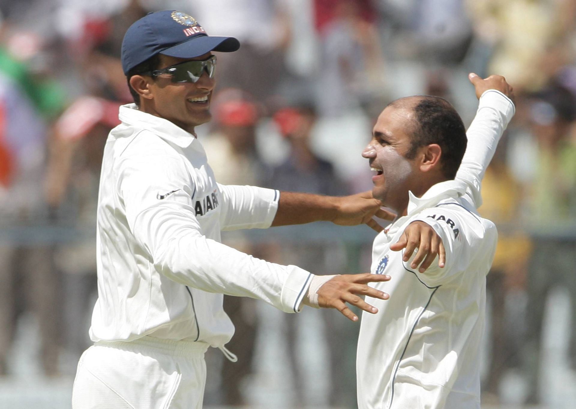 Sourav Ganguly and Virender Sehwag played a lot of cricket together (Image: Getty)