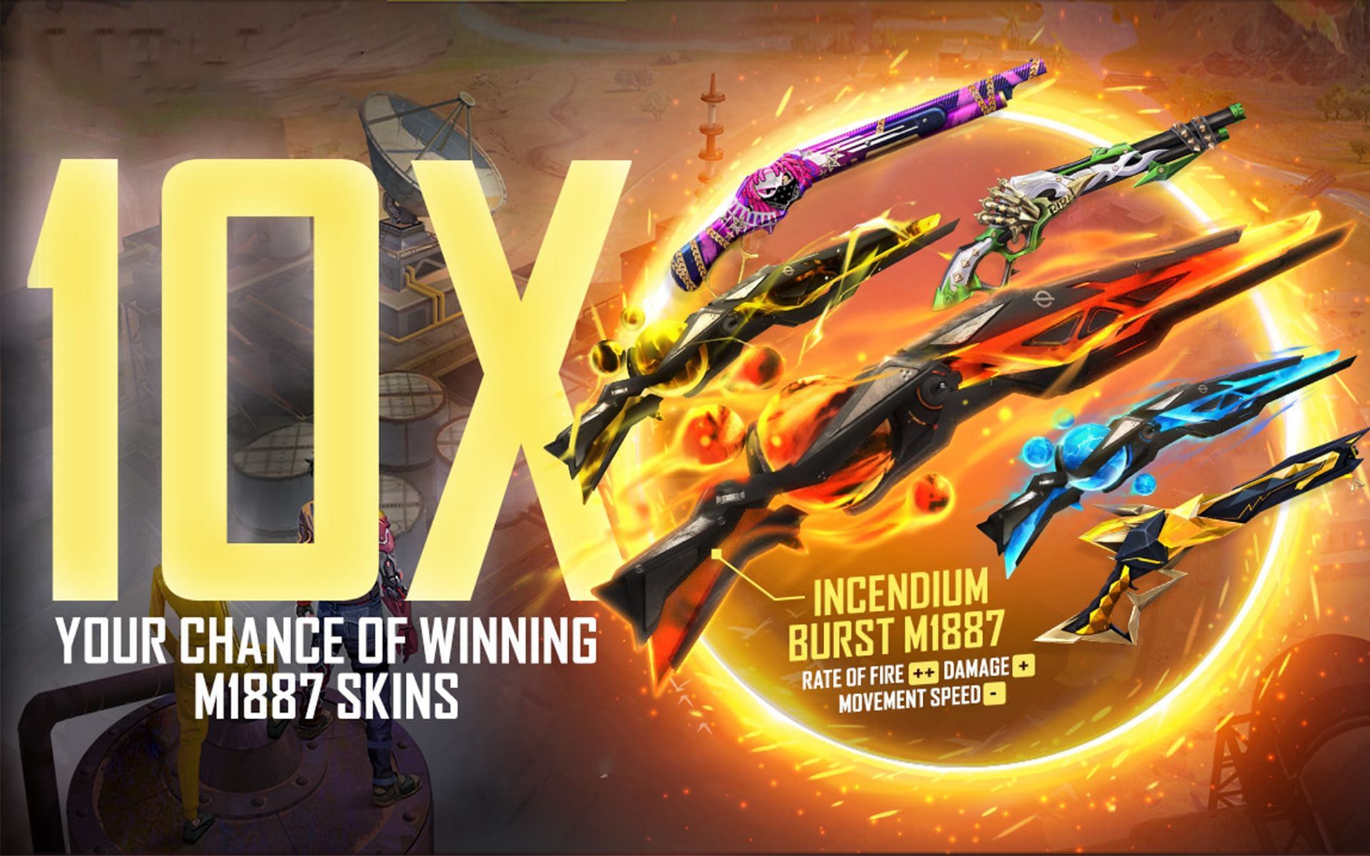 The new Rate Up event in Free Fire MAX (Image via Garena)