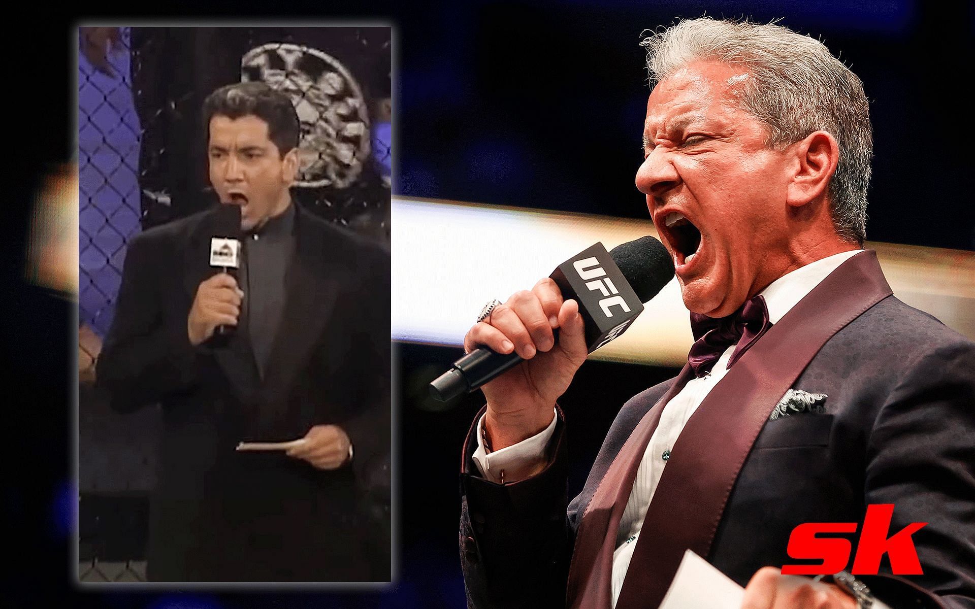 Fans left amused by a young Bruce Buffer on UFC debut 26 years ago