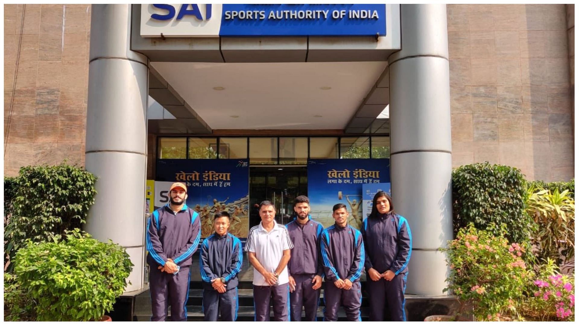 The Indian Judo team at the Sports Authority of India (Pic Credit: SAI)