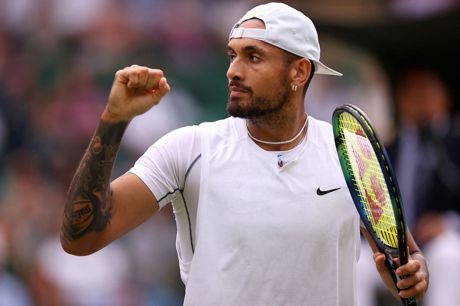 Nick Kyrgios will take on Novak Djokovic in the Wimbledon final.