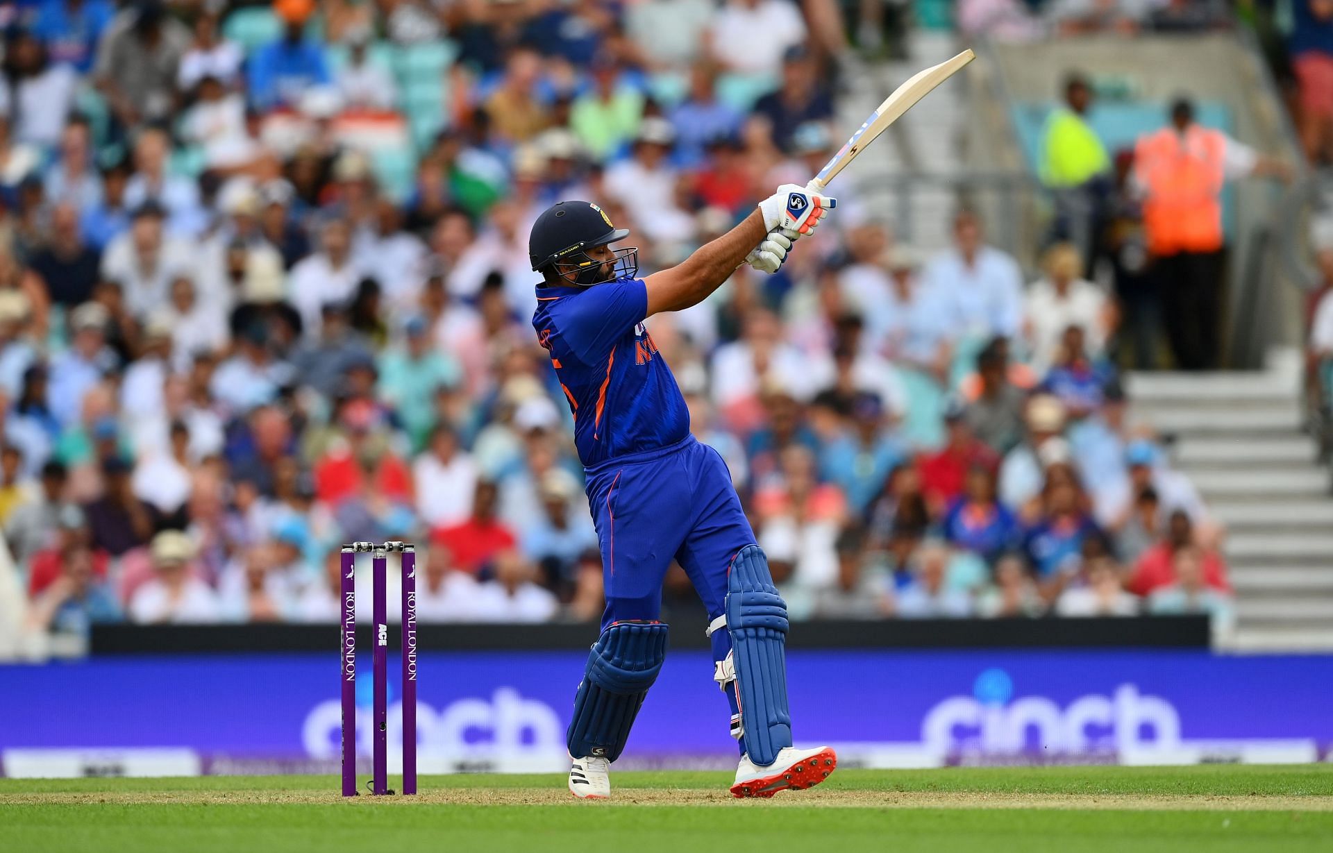 Rohit Sharma was quick to pounce on any short deliveries from the England bowlers