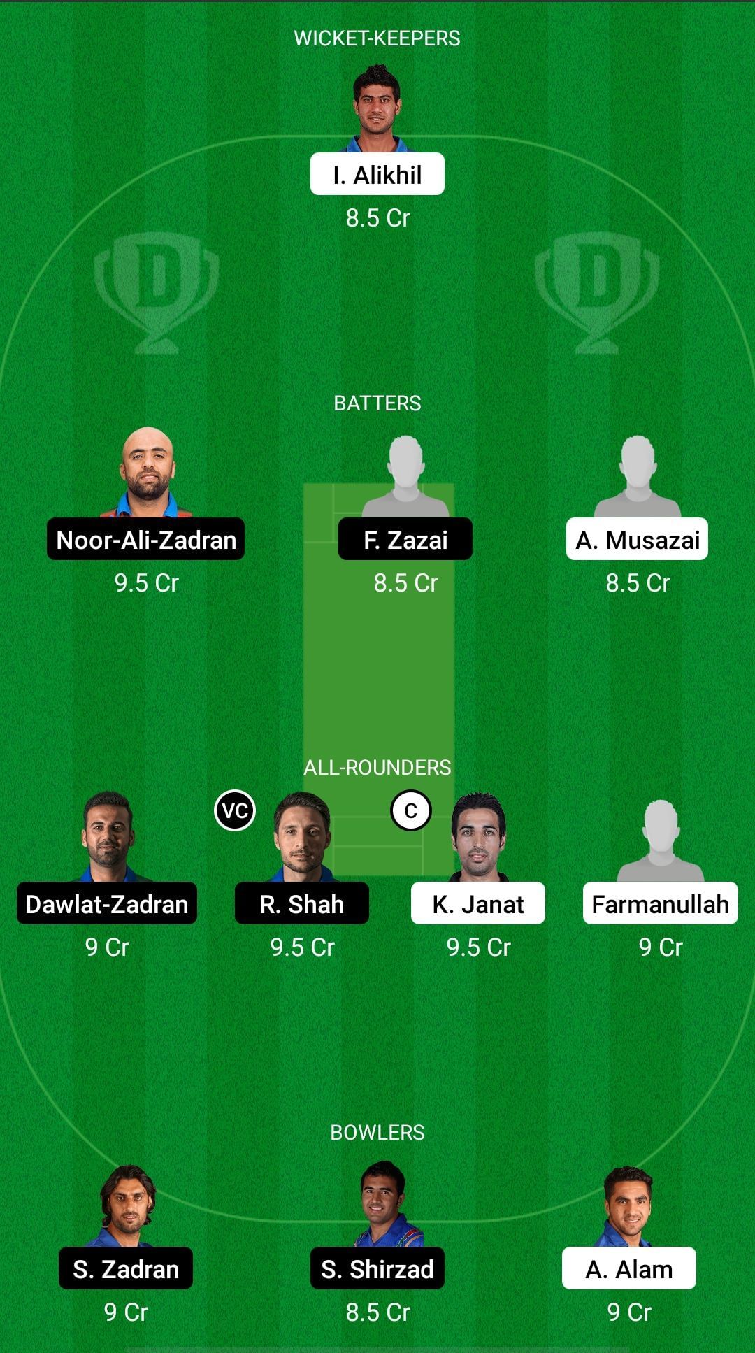 BD vs PZ Dream11 Prediction - Shpageeza Cricket League T20