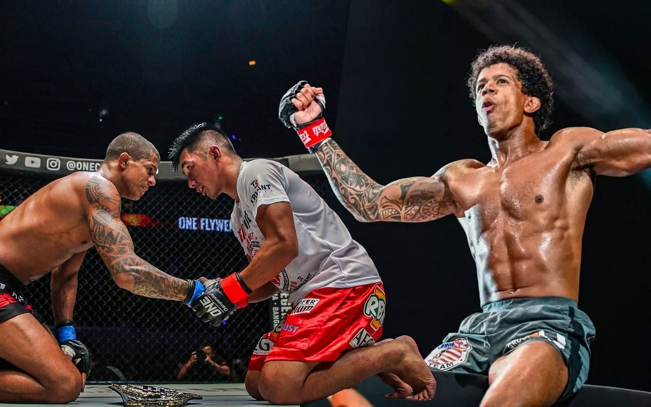 [Photo Credit: ONE CHampionship] Adriano Moraes, Geje Eustaquio