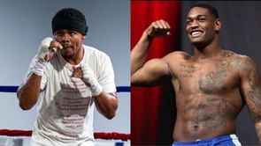 Watch: Shakur Stevenson spars and trains with heavyweight Jared Anderson