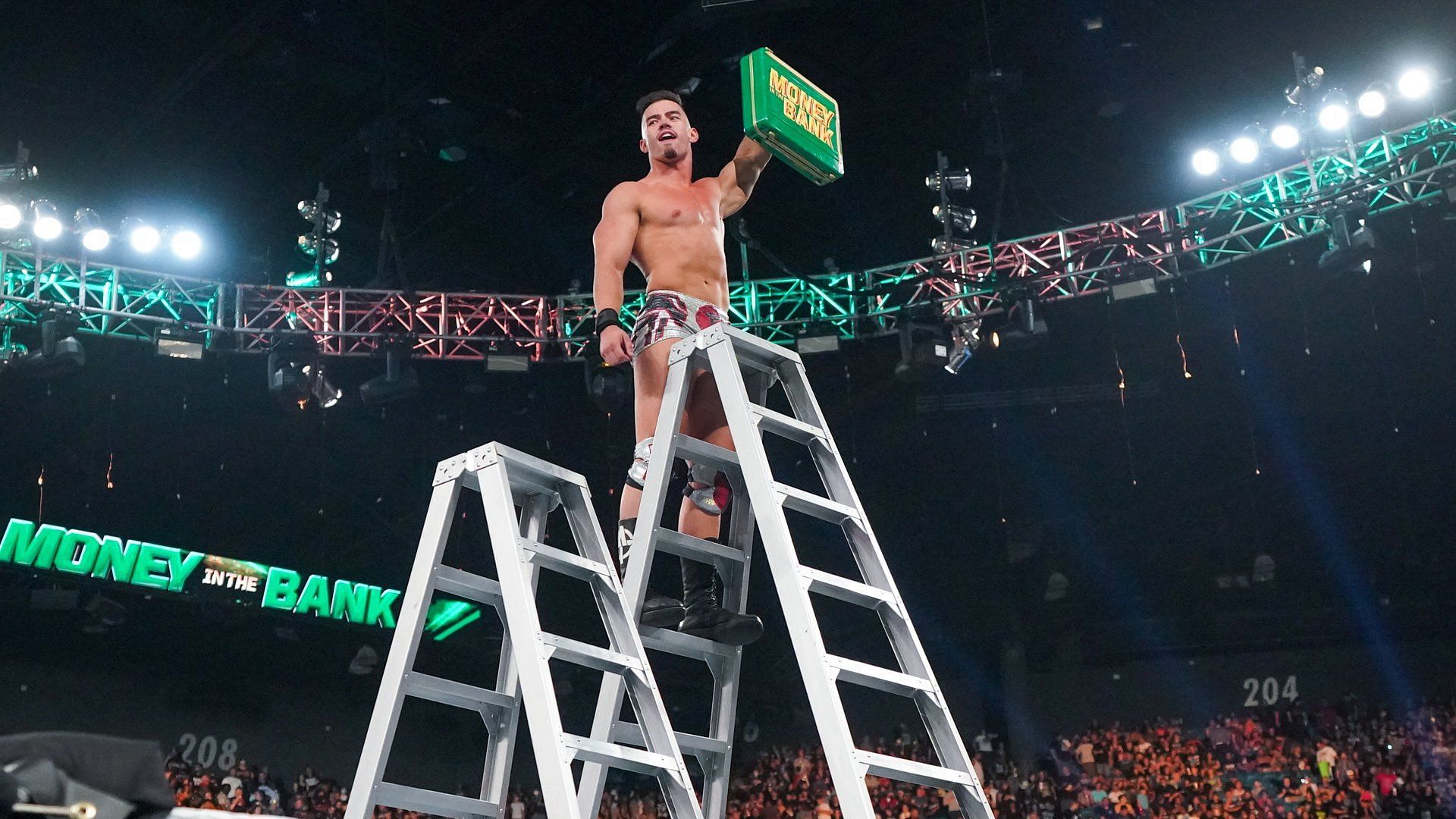 Theory at WWE Money in the Bank