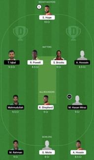 WI vs BAN Dream11 Fantasy Tip #1 - 2nd ODI.