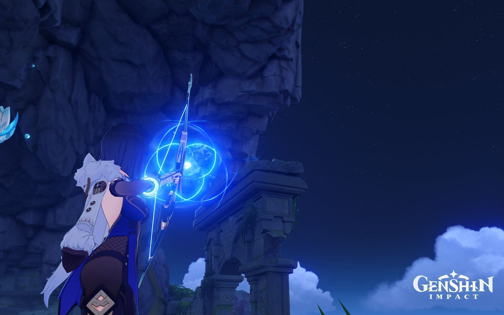 There are four Elemental Totems to activate to create a wind current (Image via HoYoverse)