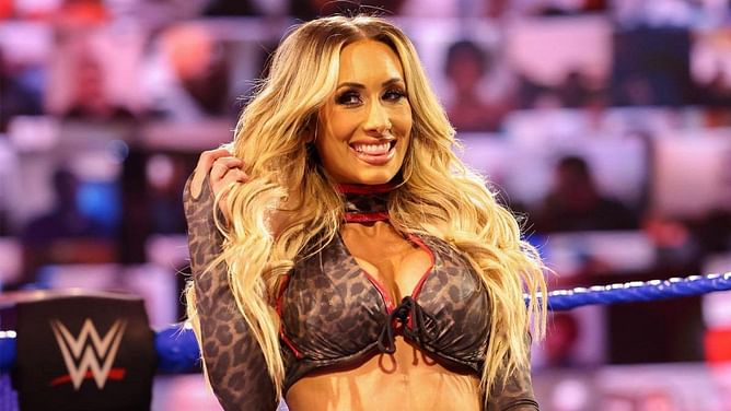 "We were in Vegas babyyyy" - Carmella responds to fan tweet about her Money In The Bank attire