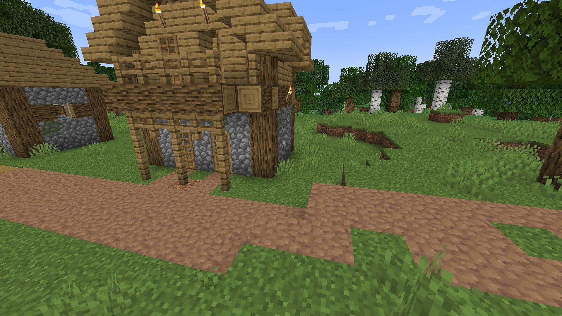Path made from packed mud (Image via Minecraft 1.19)