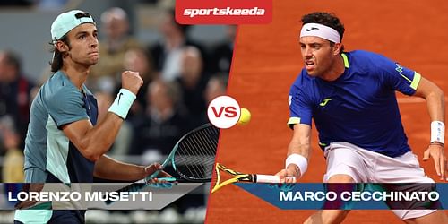 Lorenzo Musetti will take on Marco Cecchinato in the last 16 of the Croatia Open 