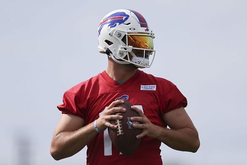 Buffalo Bills training camp quarterback #17