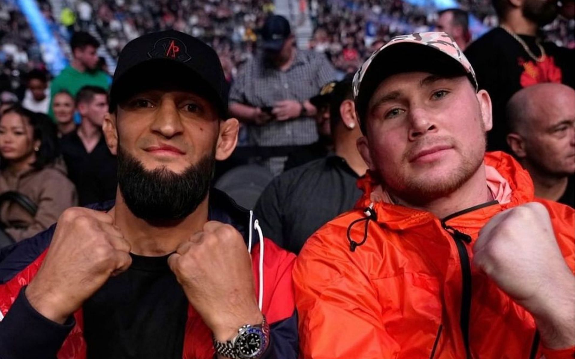 Khamzat Chimaev (left) and Darren Till (right) [Images courtesy of @darrentill2.0 Instagram]