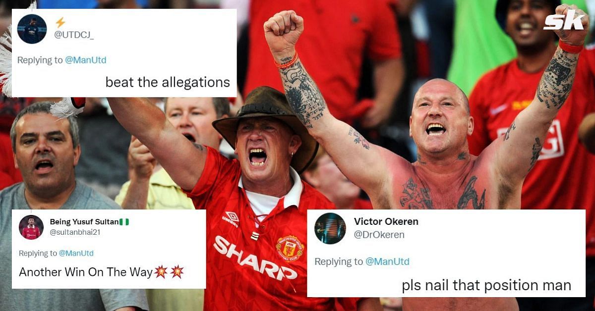 Manchester United fans happy to see the Dutchman