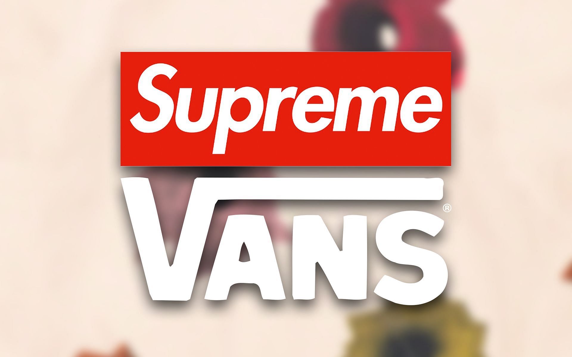 Supreme x Vans x Nate Lowman teamed up for the footwear collection (Image via Twitter/@supremedrops)