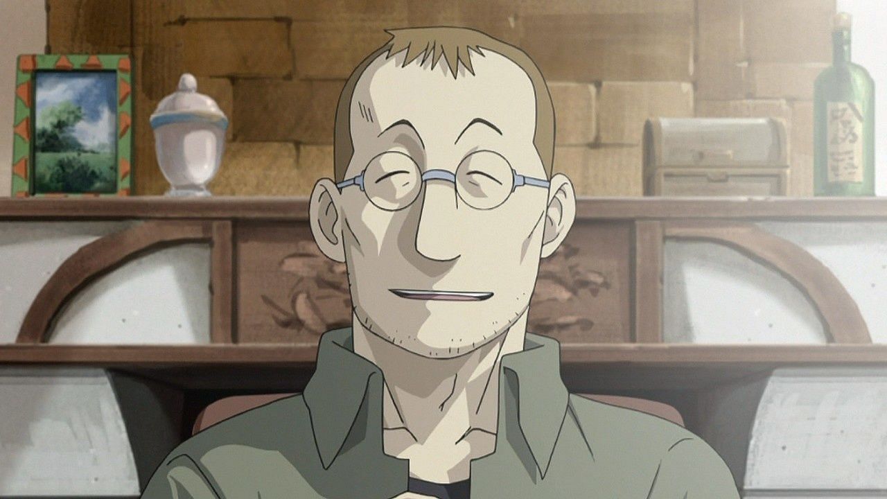 Shou Tucker as seen in the series&#039; anime (Image Credits: Hiromu Arakawa/Square Enix, Viz Media, Fullmetal Alchemist)