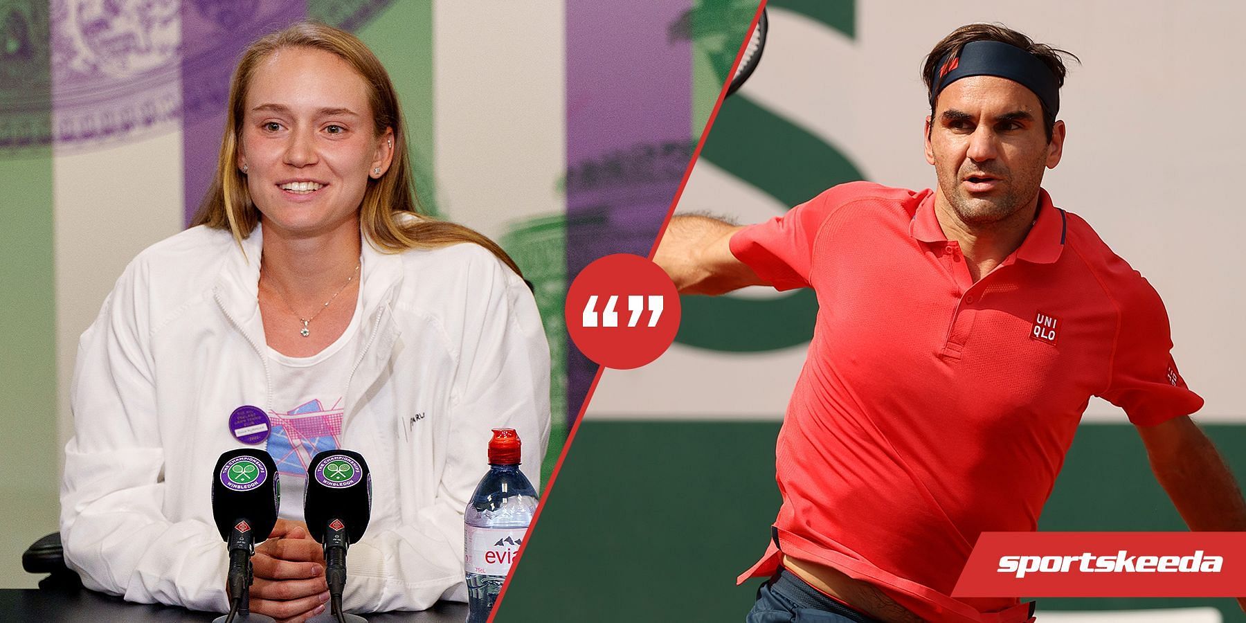 Elena Rybakina spoke highly about Roger Federer.