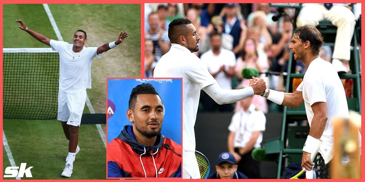 Nick Kyrgios is into the Wimbledon quarterfinals.