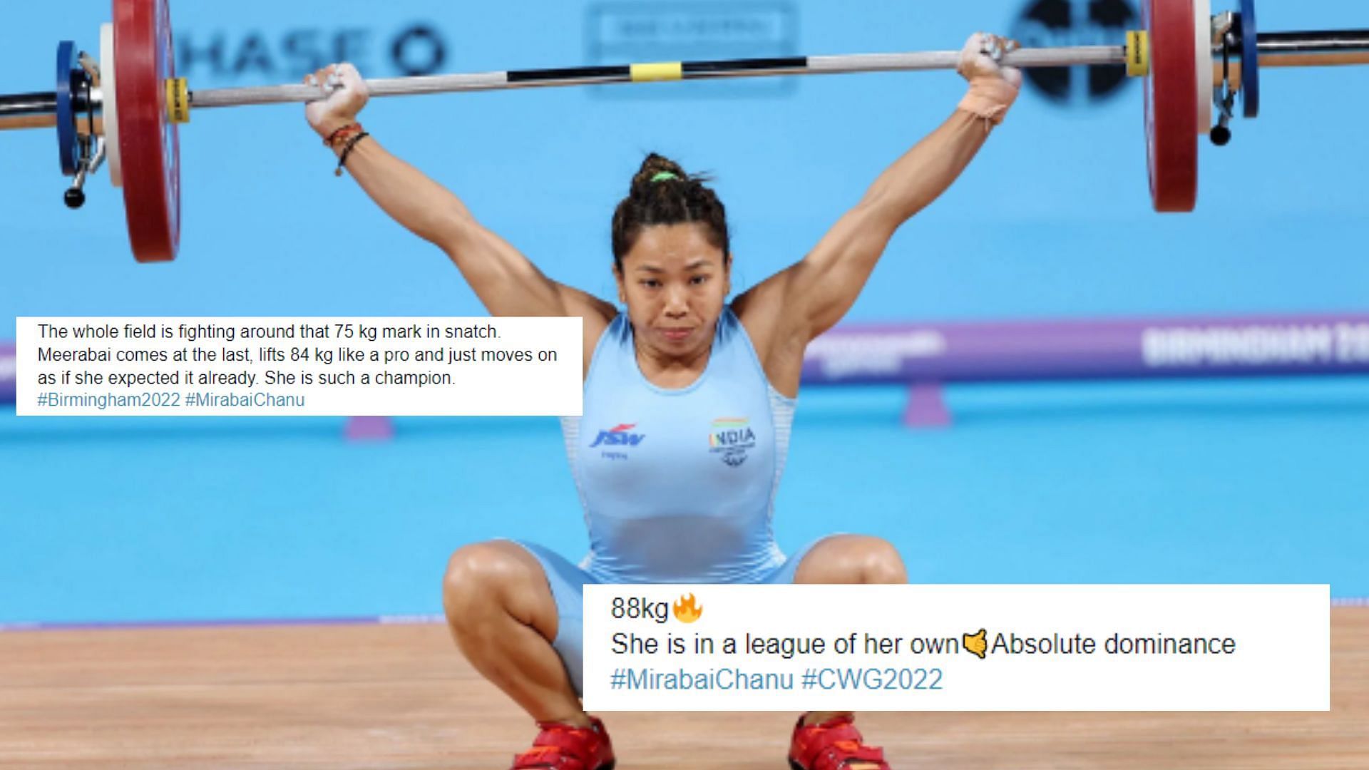 Weightlifting - Commonwealth Games: Mirabai Chanu in Action