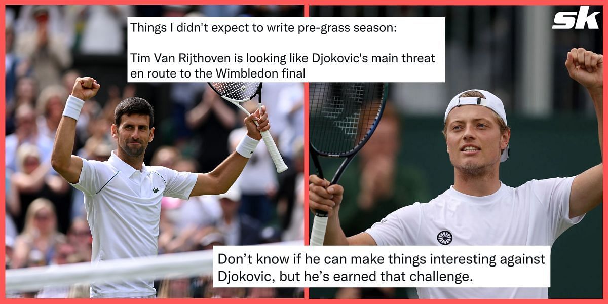Novak Djokovic set up a blockbuster 4th round clash with Tim van Rijthoven at Wimbledon
