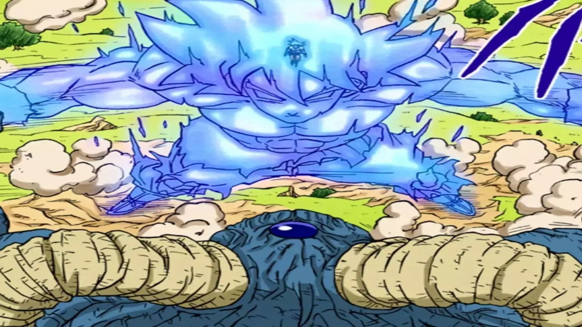 Goku awakens his gigantic form in the middle of critical fights. (Image via Akira Toriyama/Shueisha, Viz Media, Dragon Ball Super)