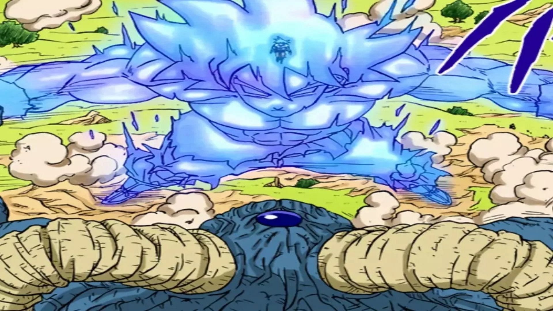 Giant goku vs moro