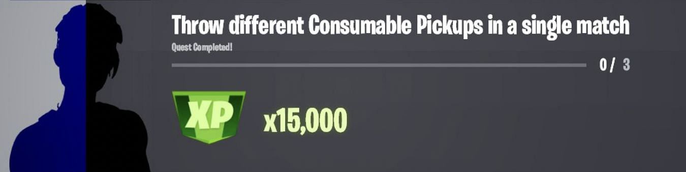 Throw different Pickup Consumables in Fortnite (Image via Epic Games)