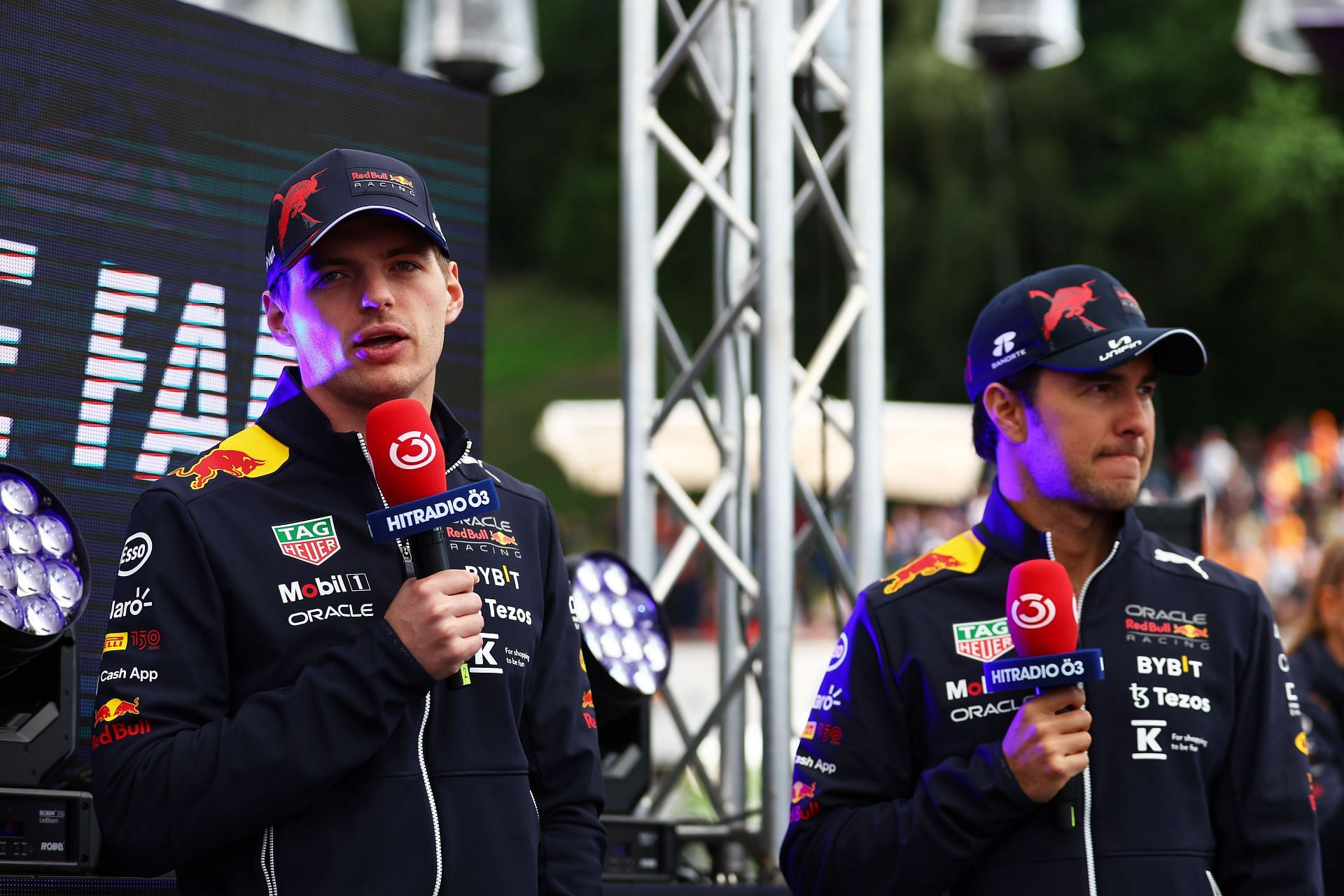 Verstappen and Perez give their respective picks for the 2022 FIFA World Cup.